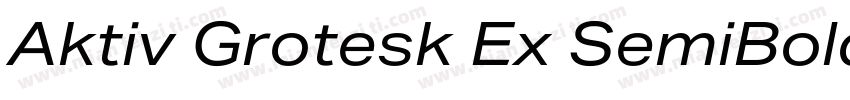 Aktiv Grotesk Ex SemiBold字体转换